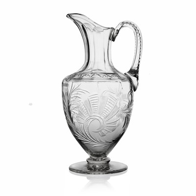 Lot 516 - A half size Stourbridge Etruscan Revival glass...