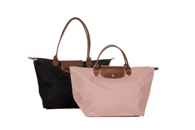 Lot 313 - Longchamp, two Le Pliage handbags