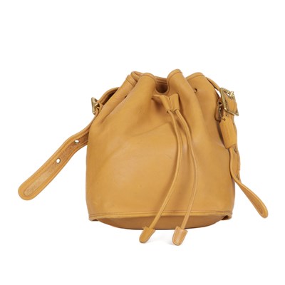 Lot 248 - Coach, a vintage leather bucket bag