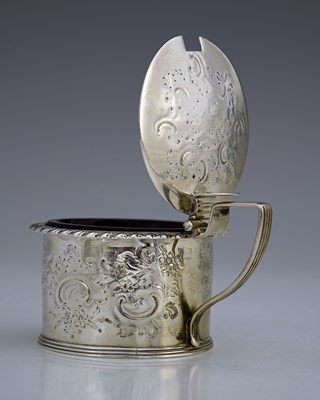 Lot 125 - A George III Regency silver mustard pot, of...
