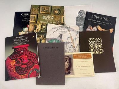 Lot 625 - Martin Ware-related literature, including...