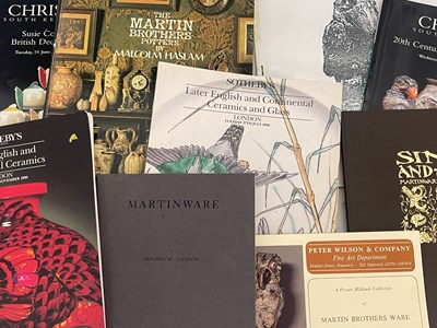Lot 625 - Martin Ware-related literature, including...