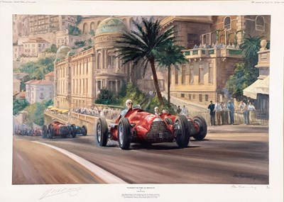 Lot 412 - Alan Fearnley (Brtiish, 1942), 'Fangio's...