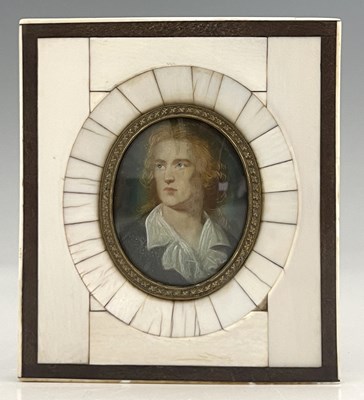 Lot 300 - A pair of 18th-century portrait miniatures...