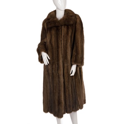 Lot 429 - A sable fur coat