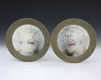 Lot 562 - William Powell for Royal Worcester, a pair of...