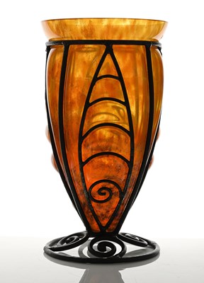 Lot 412 - Louis Majorelle for Daum, an Art Deco Verrier...