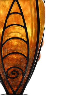 Lot 412 - Louis Majorelle for Daum, an Art Deco Verrier...