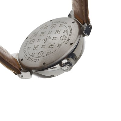 Lot 346 - Louis Vuitton, a Tambour GMT wrist watch