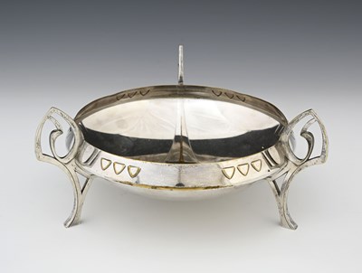 Lot 91 - WMF, a Jugendstil silver plated three handled...