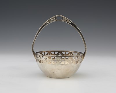 Lot 93 - WMF, a Jugendstil silver plated basket, the...