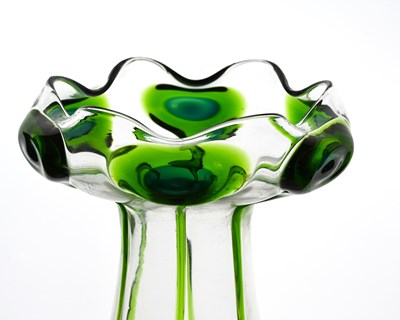 Lot 392 - Stuart and Sons, an Arts and Crafts glass...