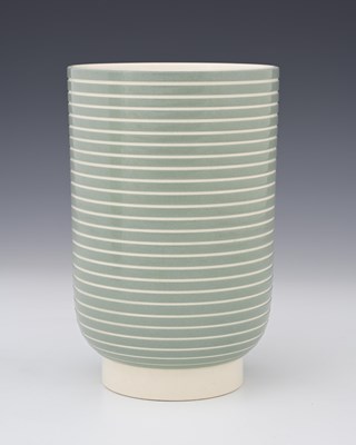 Lot 510 - Keith Murray for Wedgwood, an Art Deo vase,...