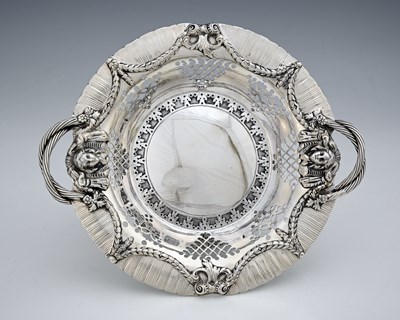 Lot 235 - An Edwardian silver table centrepiece bowl, or...