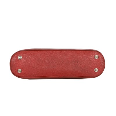 Lot 366 - Mulberry, a red Scotchgrain handbag