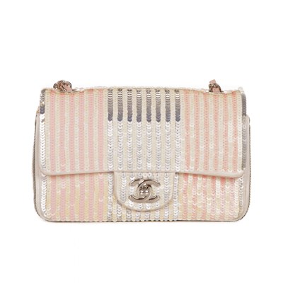 Lot 234 - Chanel, a small Sequin Flap handbag