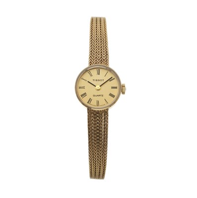 Lot 165 - Tissot, a 9ct gold bracelet watch