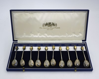 Lot 80 - A cased set of Elizabeth II silver...