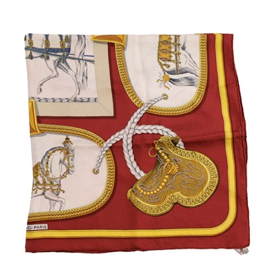 Lot 301 - Hermes, a Grand Apparat silk scarf