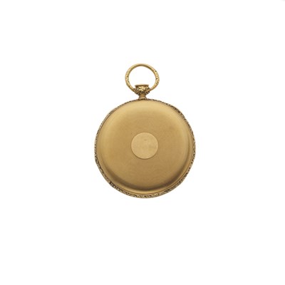 Lot 158 - Haldimann Freres Geneva, a mid 19th century 18ct gold open face pocket watch