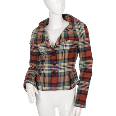 Lot 398 - Vivienne Westwood, an Anglomania tartan jacket