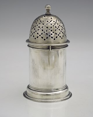 Lot 148 - An eighteenth-century silver caster, of...