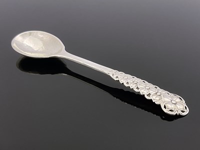 Lot 127 - Omar Ramsden, an Arts and Crafts silver spoon,...