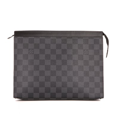 Lot 335 - Louis Vuitton, a damier graphite Pochette Voyage clutch