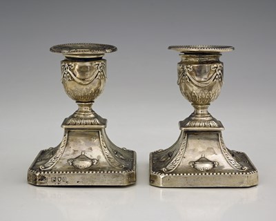 Lot 288 - A pair of late Victorian silver...