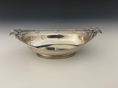 Lot 347 - A late Victorian silver dish or basket, of...