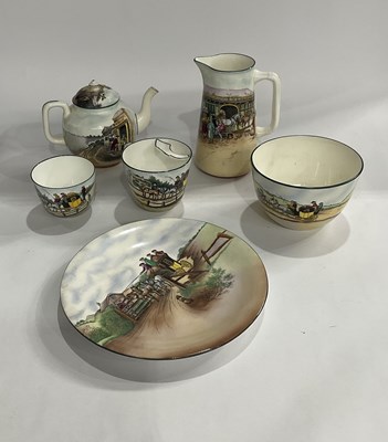 Lot 20 - A Charles Ford part tea and coffee service,...