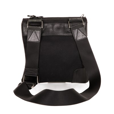 Lot 372 - Paul Smith, a black crossbody messenger bag