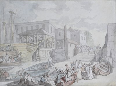 Lot 206 - Thomas Rowlandson (British, 1756-1827),...