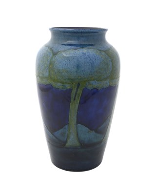 Lot 460 - William Moorcroft, a large Moonlit Blue vase,...