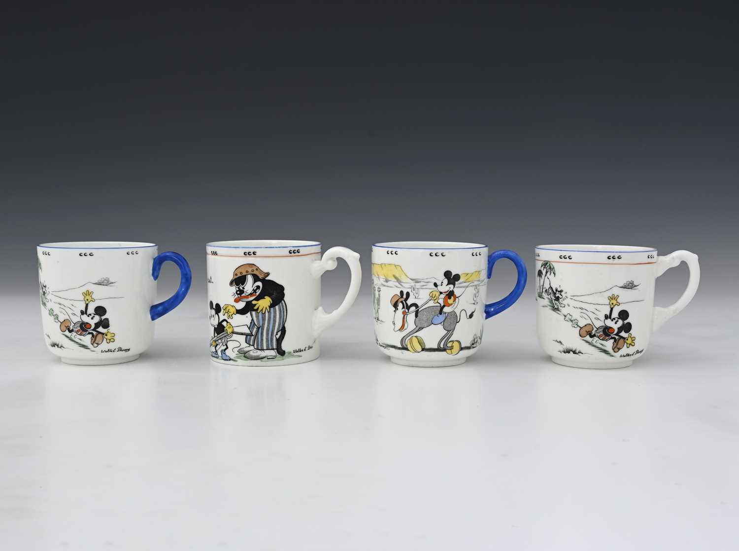 Lot 528 - After Walt Disney for Paragon China, four...