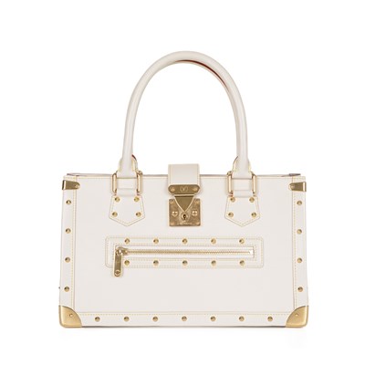 Lot 316 - Louis Vuitton, a cream Suhali handbag