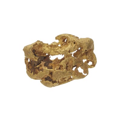 Lot 136 - A gold nugget