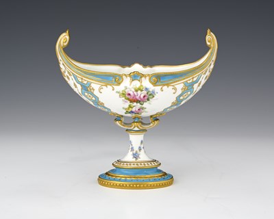 Lot 564 - R Bennett for Royal Crown Derby, a rose...