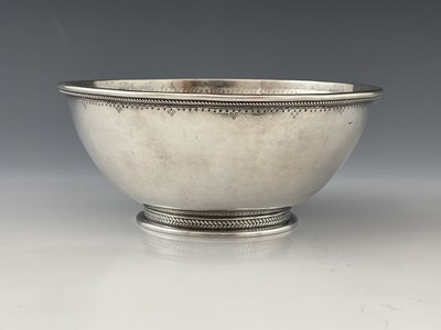 Lot 135 - An Arts and Crafts silver bowl, Charles Welch...