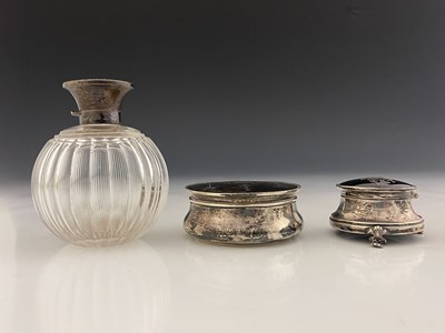 Lot 270 - Three items of tortoiseshell with pique, to...