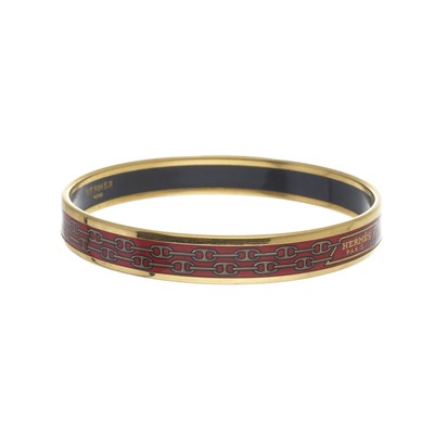 Lot 318 - Hermes, a Chaine d'Ancre bangle bracelet