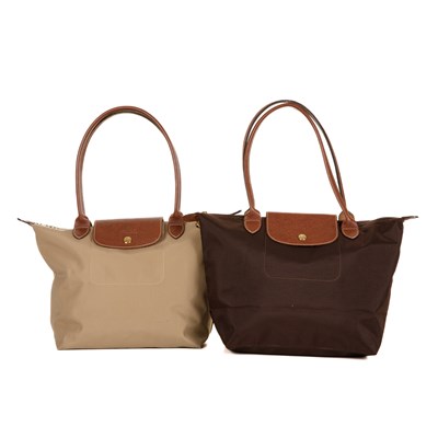 Lot 335 - Longchamp, two Le Pliage handbags