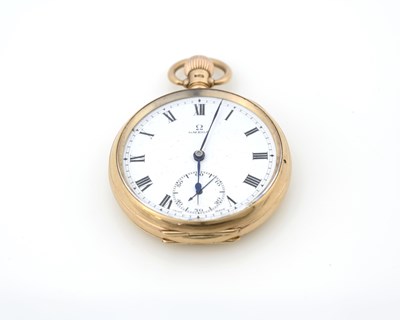 Lot 51 - Omega, a 9ct gold pocket watch, circa 1923,...