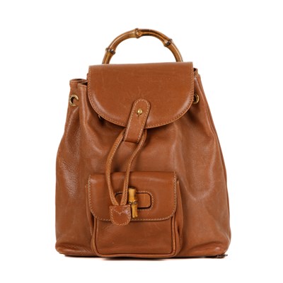 Lot 378 - Gucci, a small Bamboo backpack