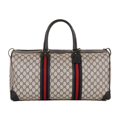 Lot 380 - Gucci, a vintage supreme Web travel bag