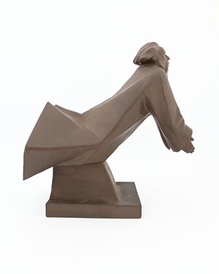 Lot 457 - Ernst Barlach for Meissen, Floating Godfather...