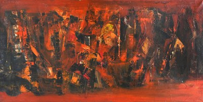 Lot 263 - Kit Barker (British, 1916-1988), abstract...