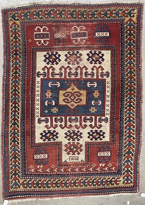 Lot 132 - A Caucasian Tribal prayer rug, Kasak, 19th...