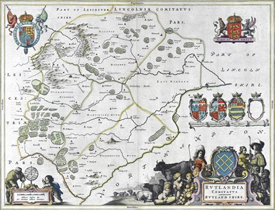 Lot 182 - John Speed (British, 1552-1629), 'Rutlandshire...