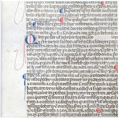Lot 163 - A collection of Medieval illuminated vellum...